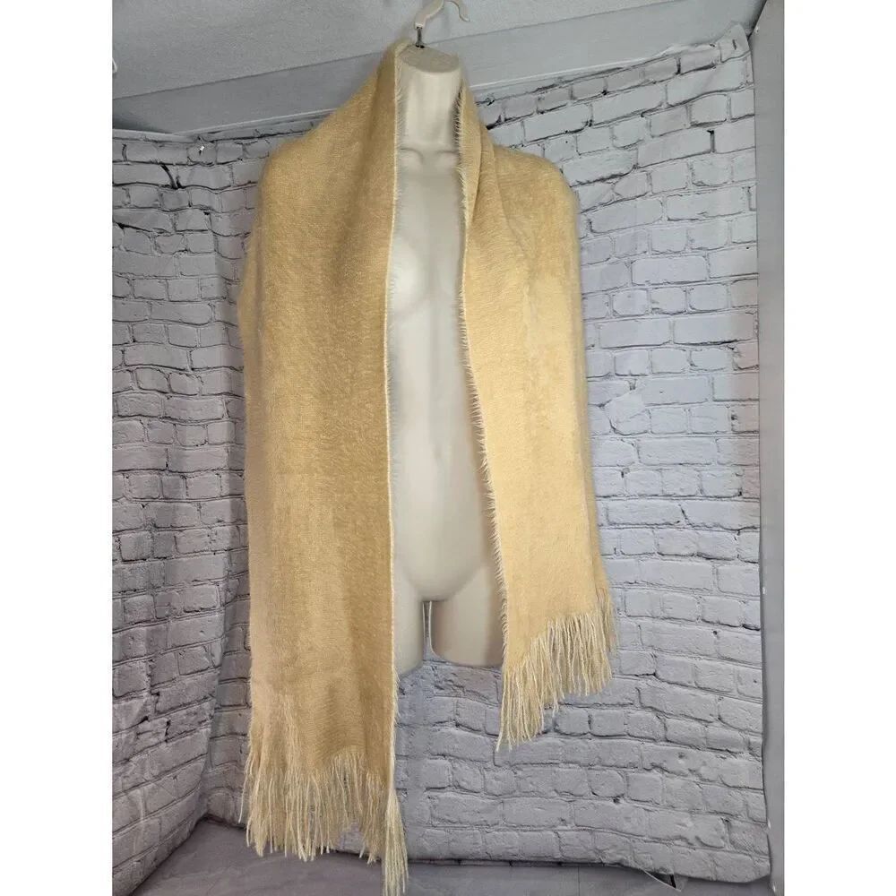 Echo Women's Beige Rectangular Scarf - Picture 2 of 4